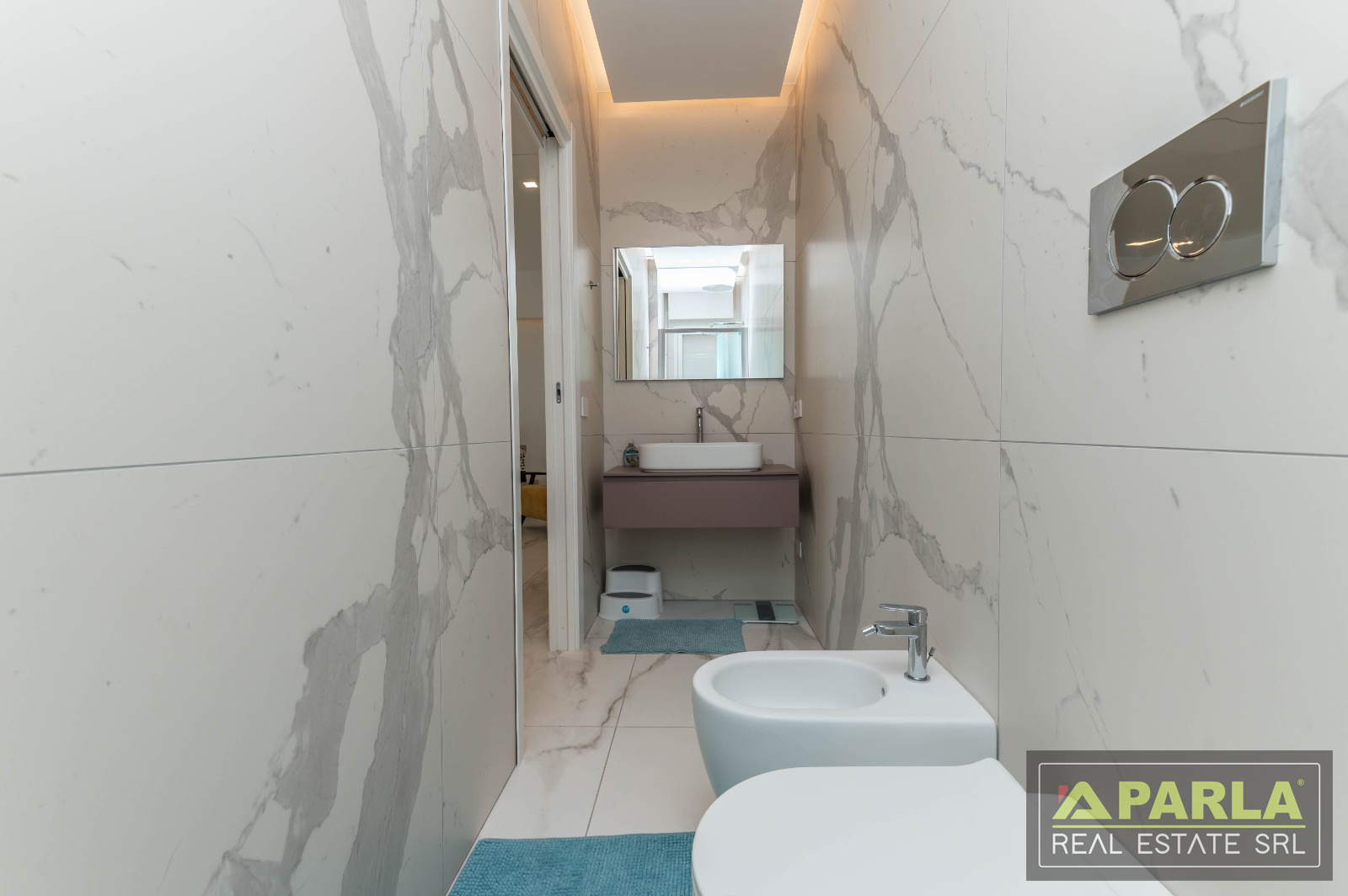 Bathroom and washbasin